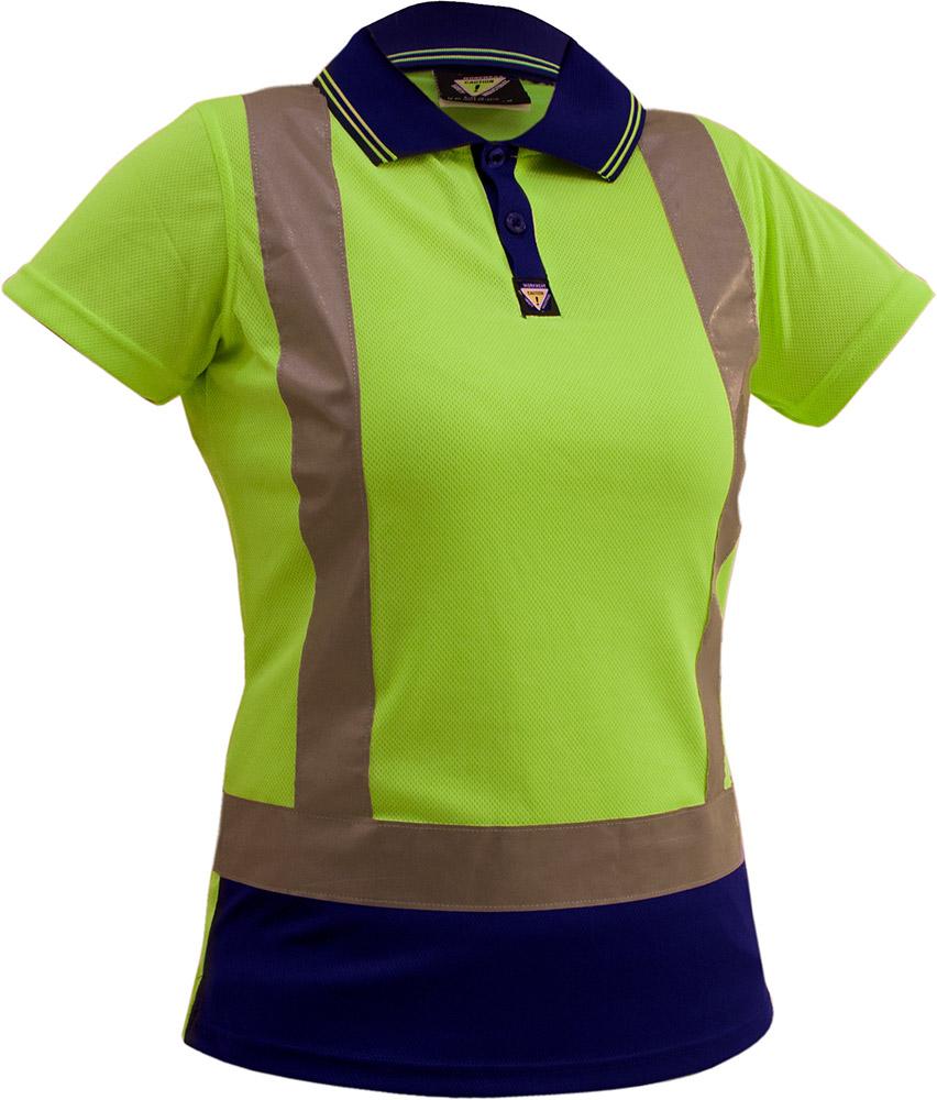 Caution D/N Women's Micro Fibre Polo