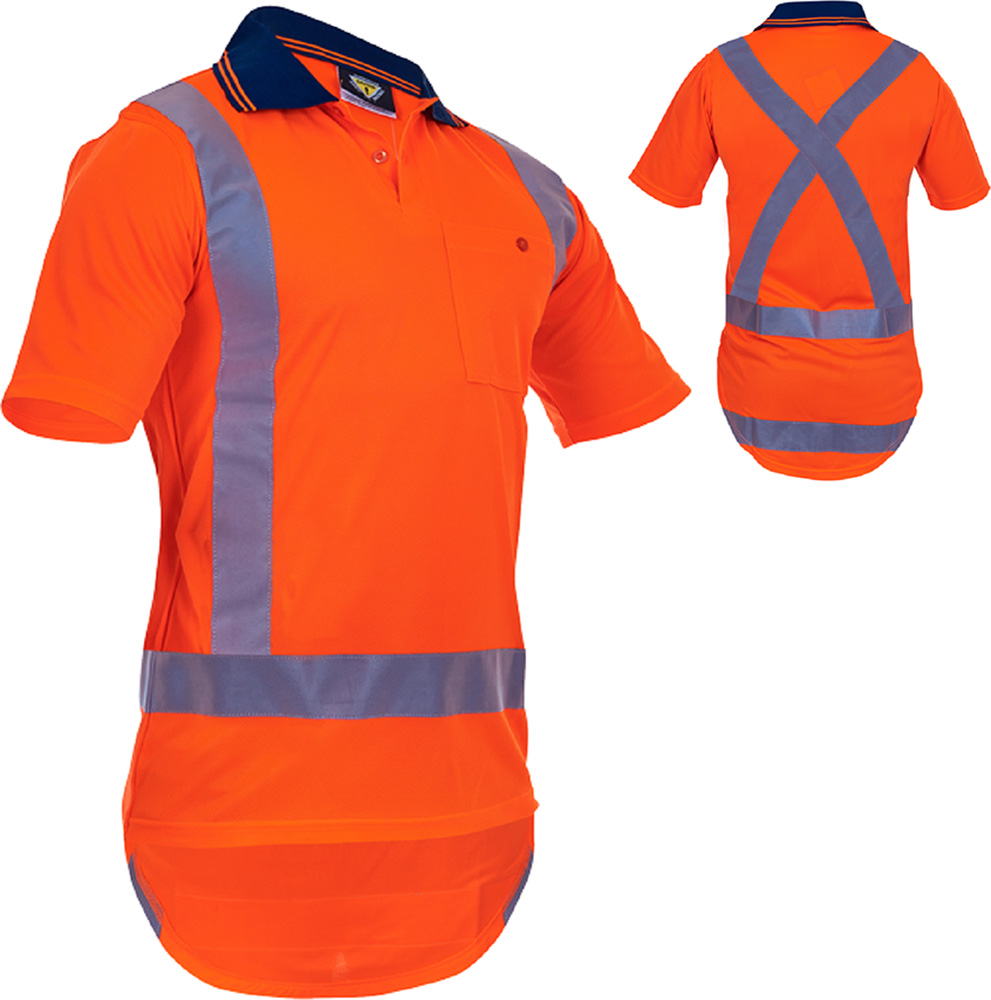 Caution TTMC-W17 S/S Micro Fibre Polo - X-Back