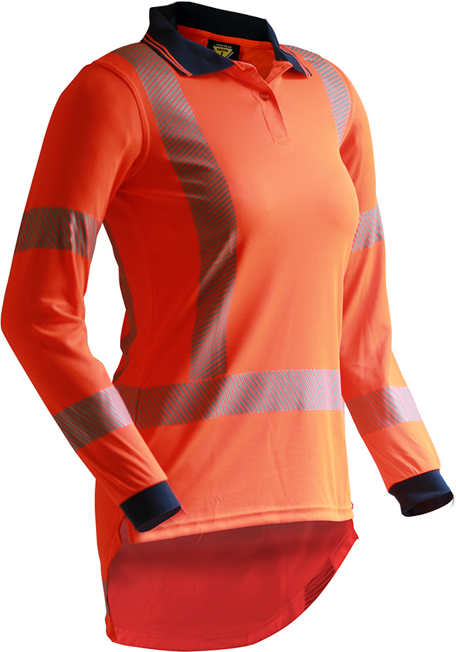 Caution L/S TTMC-W Segmented Tape Women's Micro Fi