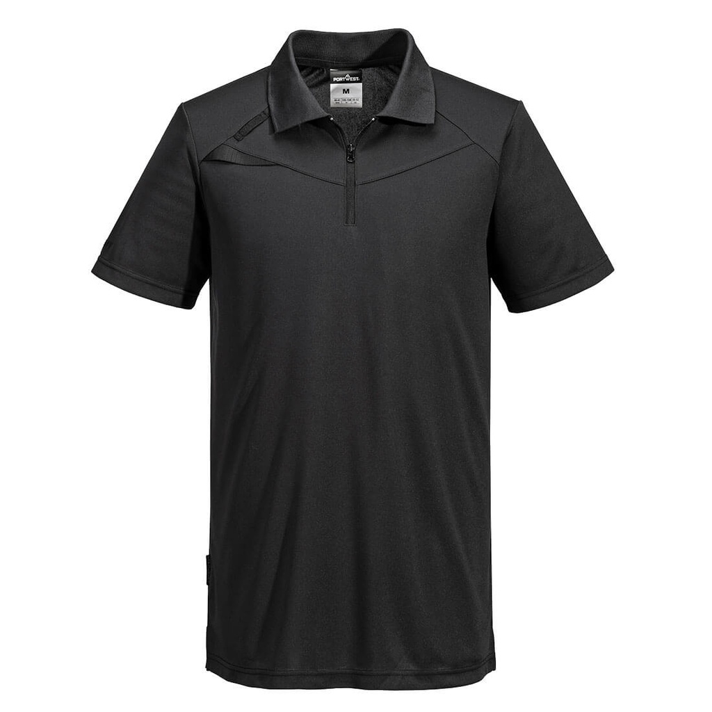 [DX410ABRS] DX4 Polo Shirt S/S (Black, S)