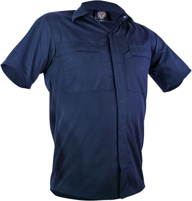 Caution Poly Cotton Short Sleeve Shirt (PCS2000-NA/NA)