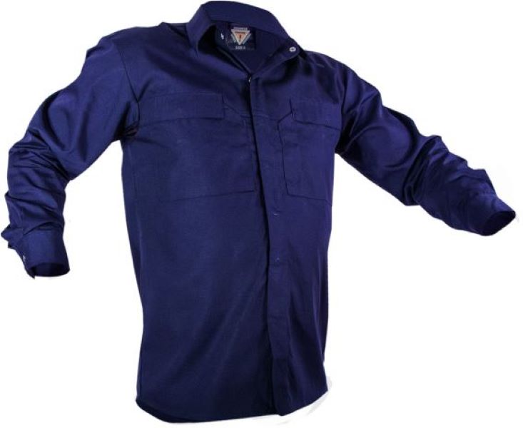 Caution Poly Cotton Long Sleeve Shirt (PCS2010-NA/NA)