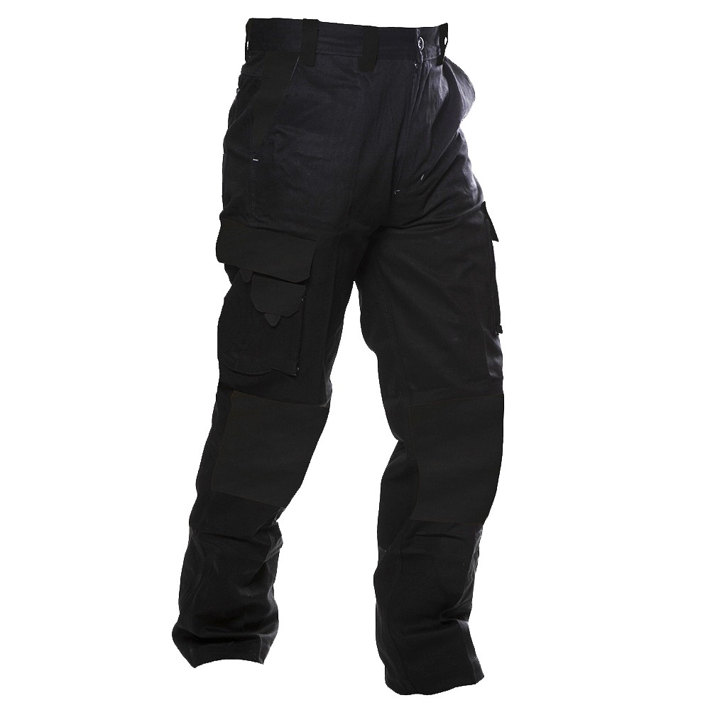 [801254-82] 220GSM Light Cargo Trousers, RIPSTOP (Black, 82)