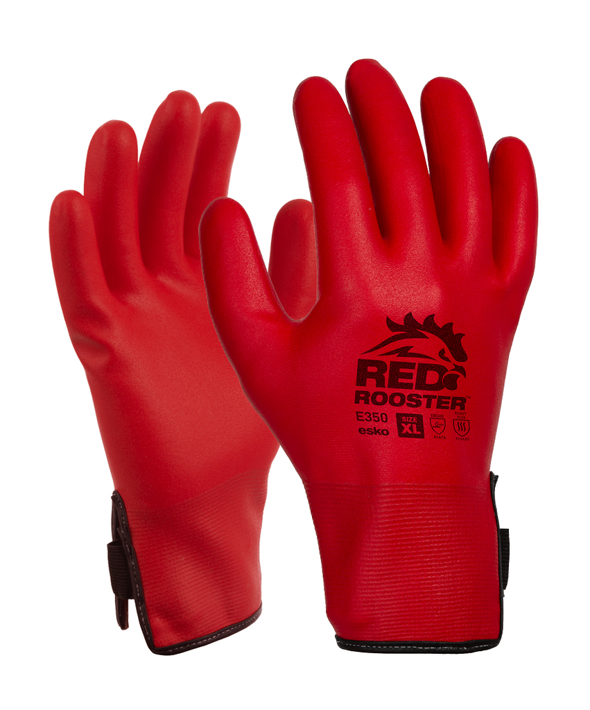 RED Rooster, fully coated NBR Micro-foam driver style glove with elasticated wrist, with Header Card. Large - Pack of 12