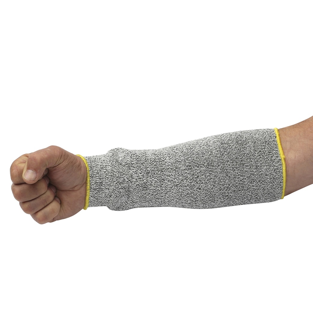 RAZOR X500 Grey UHMWPE Cut Level 5 Cut Resistant Sleeve WITHOUT thumb hole, 30cm, sold per each - Pack of 20