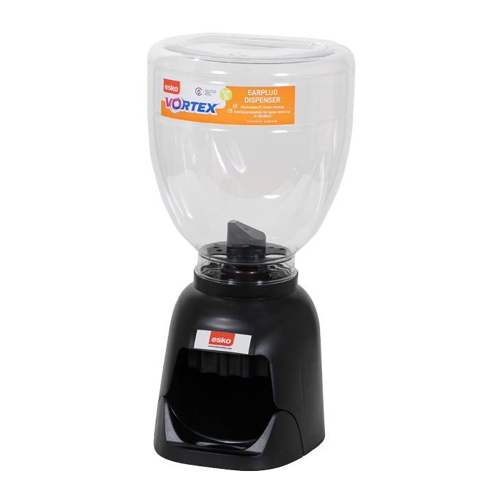 [DE500-DPR-PU] Vortex Earplug Dispenser Station for DE500-PR pink/ yellow T-shape earplugs, Capacity of 500 pairs of plugs.