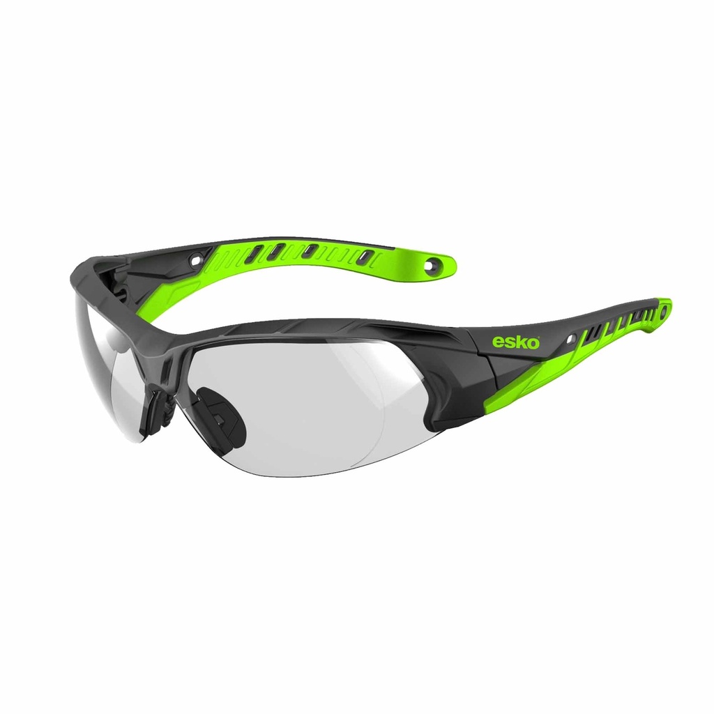 ESKO MagSpec2 Full-Focal Safety Spec. Clear Lens. Anti-Fog.-2.0 Clear - Pack of 12