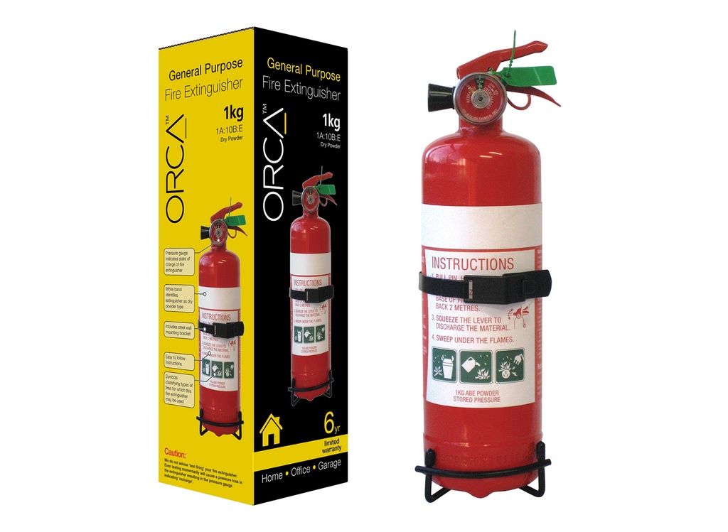 [FX1000] 1kg ABE Dry Powder Fire Extinguisher