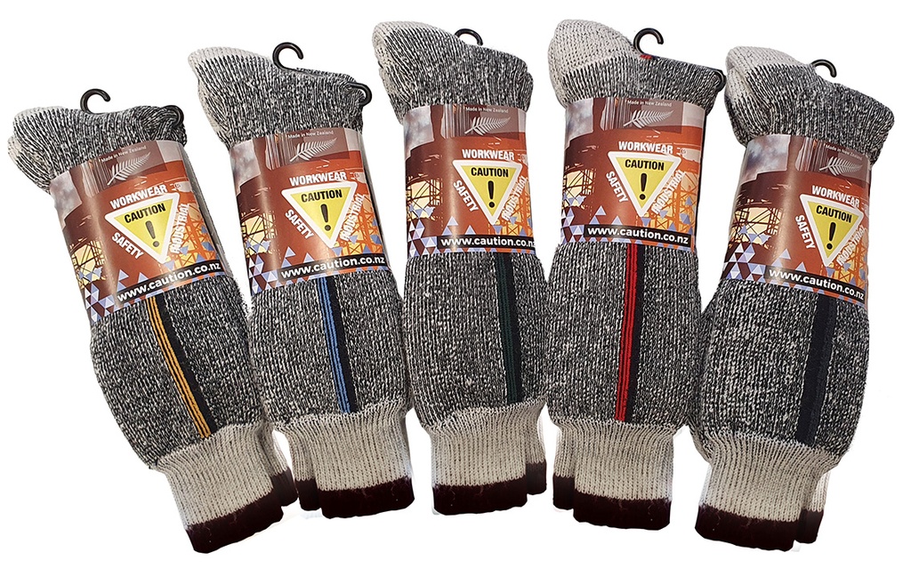 [PCS9510---06-08] Caution Thermal Work Socks-Size 6-8 - Pack of 4