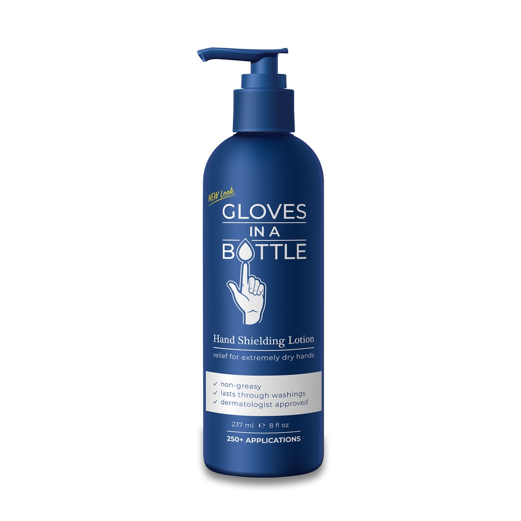 [GIAB-240PUMP] GLOVES IN A BOTTLE Hand Protection Lotion - 240ml Bottle with Pump