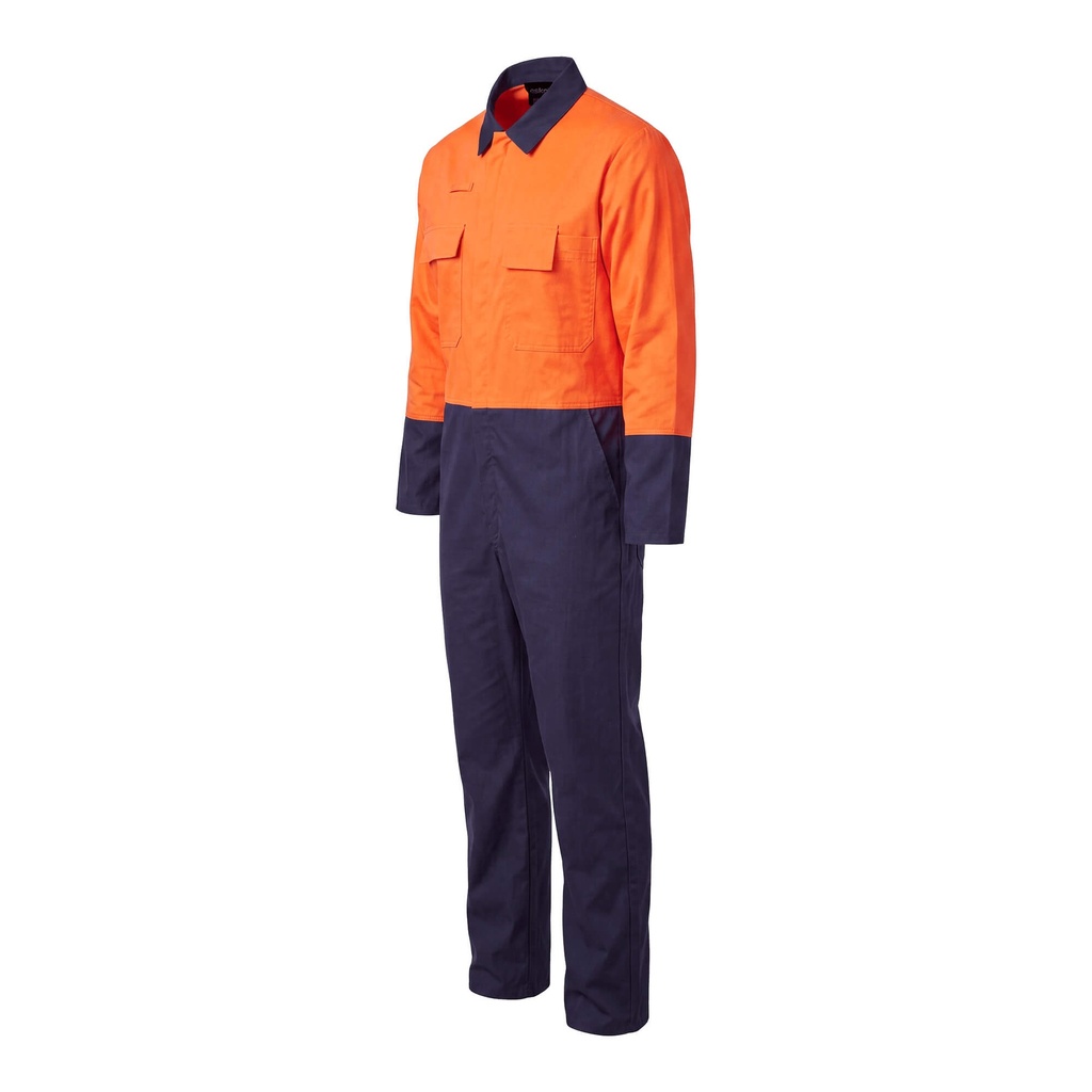 [AOVER240-OR/NA-7] ESKO Polycotton Stretch DO Zip Overall-Size 07/87