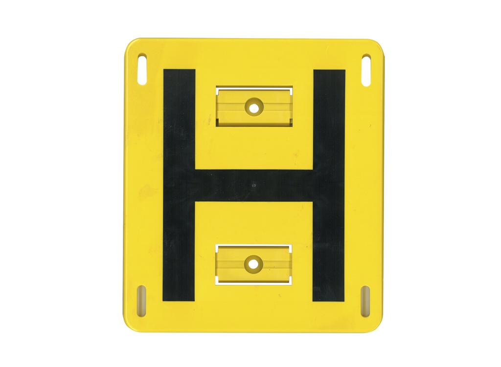 Hydrant Plate Yellow