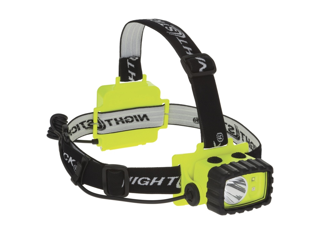 RED NIGHTSTICK Intrinsically Safe Headlamp Dual Light 175 Lumens Hi Vis Yellow, with Night Vision Red Light (5456)