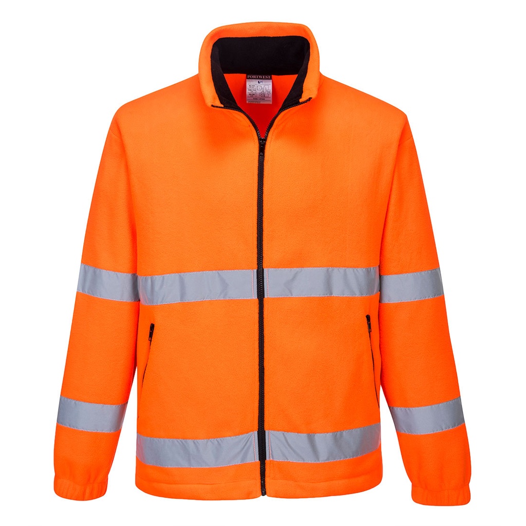 [F250ORRS] Hi-Vis Essential Polar Fleece (Orange, S)