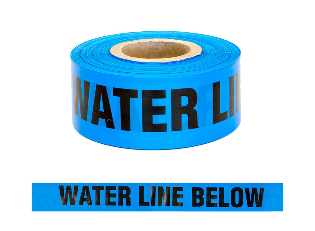 [BW-WM] Trench Warning Tape - Water Line Below 75Mm X 250M (Blue)