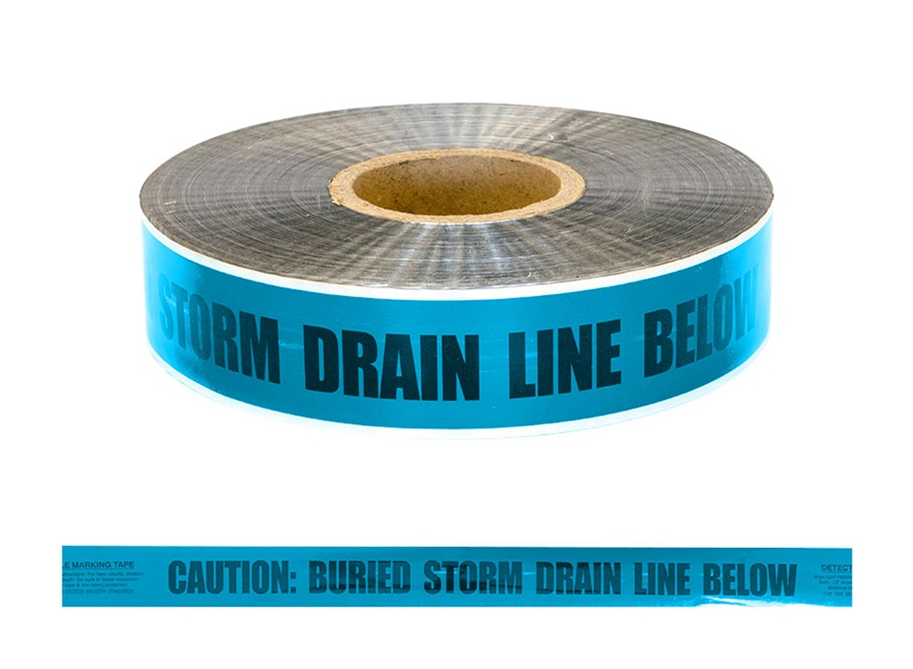 [SI-DF-STORM] TAPE Foil Detector STORMWATER 50MM X 304M (Blue)