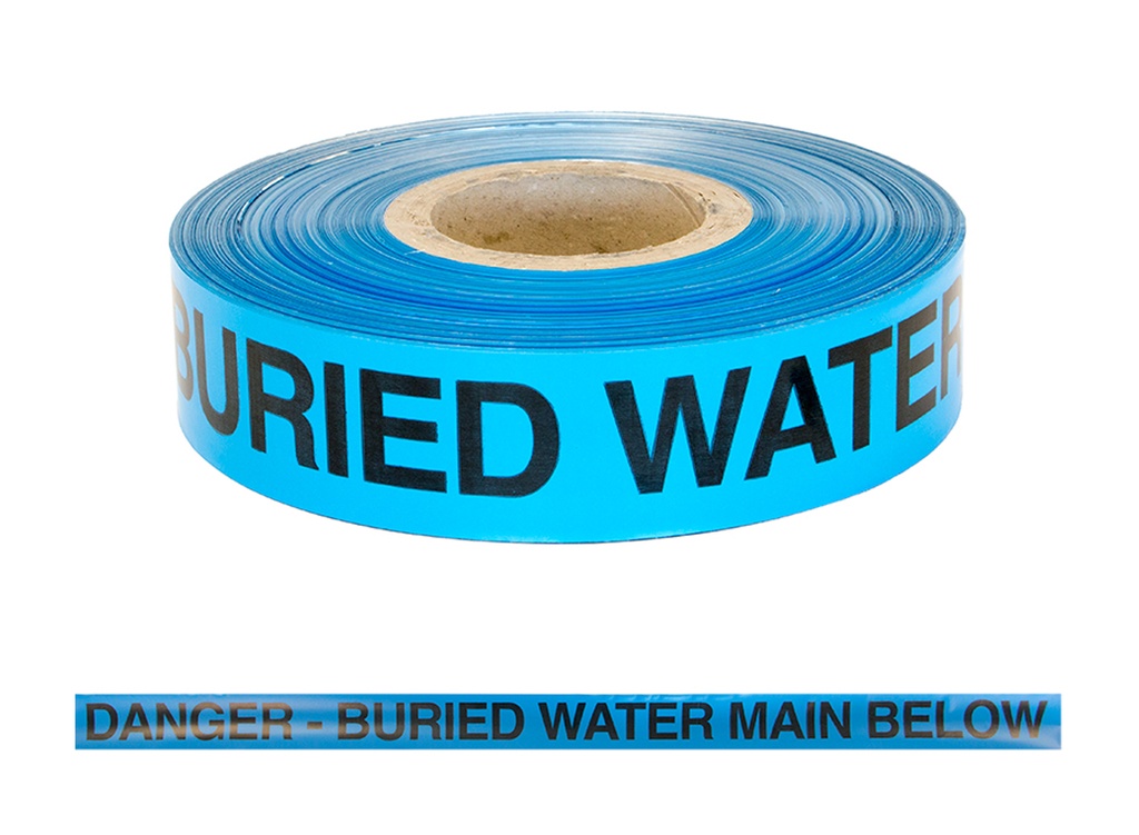 [SI-DF-WATER] TAPE Foil Detector WATERMAIN 50MM X 304M (Blue)