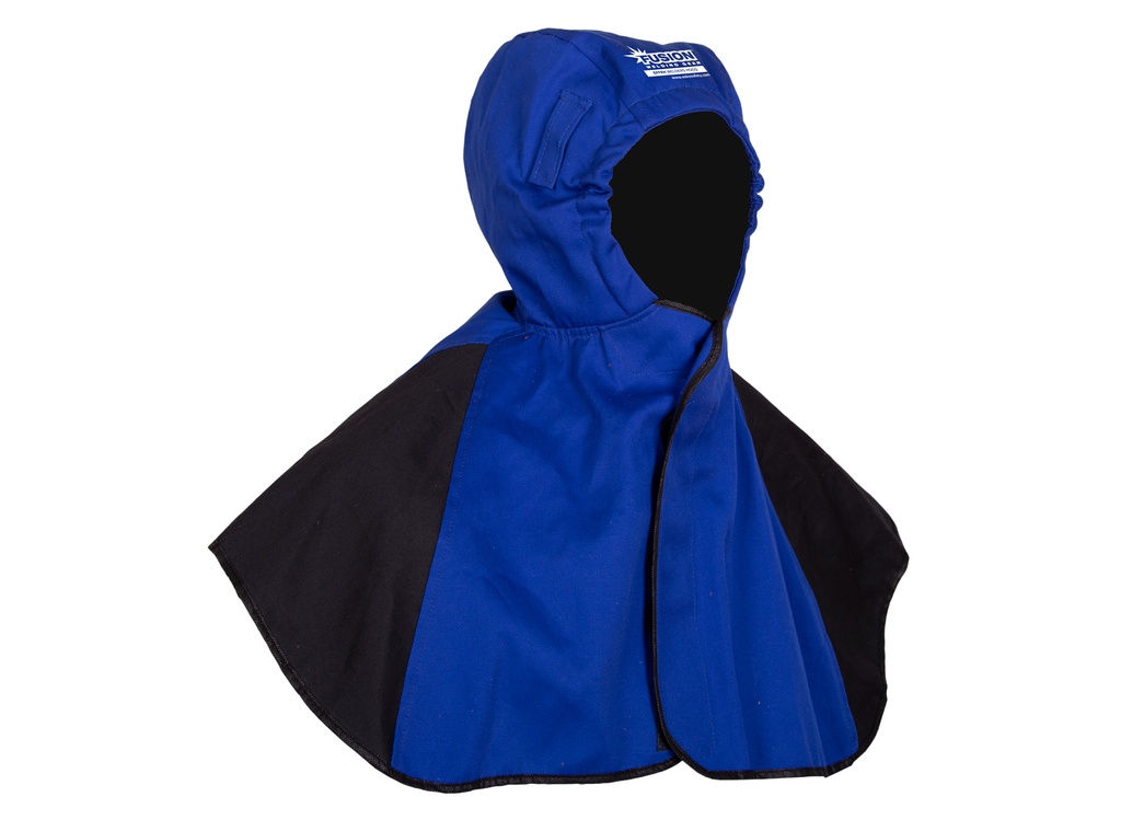 [EFFRH-P] FUSION Welders Hood - Premium. Fire retardant cotton, elasticated face opening, One Size Fits All