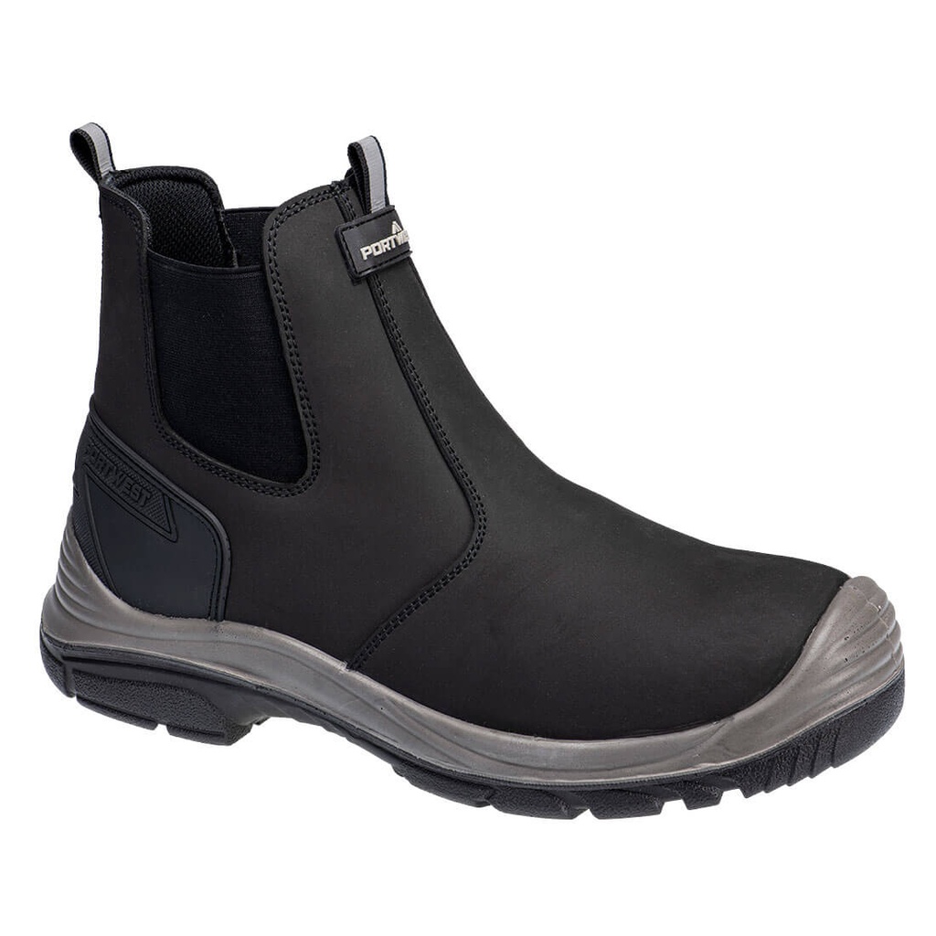 [FV02BGY36] Steel Action Nubuck Dealer Boot S7 SC FO SR (36)