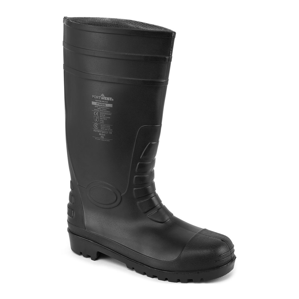 [FW95BKR36] Total Safety Gumboot S5 FO (36)