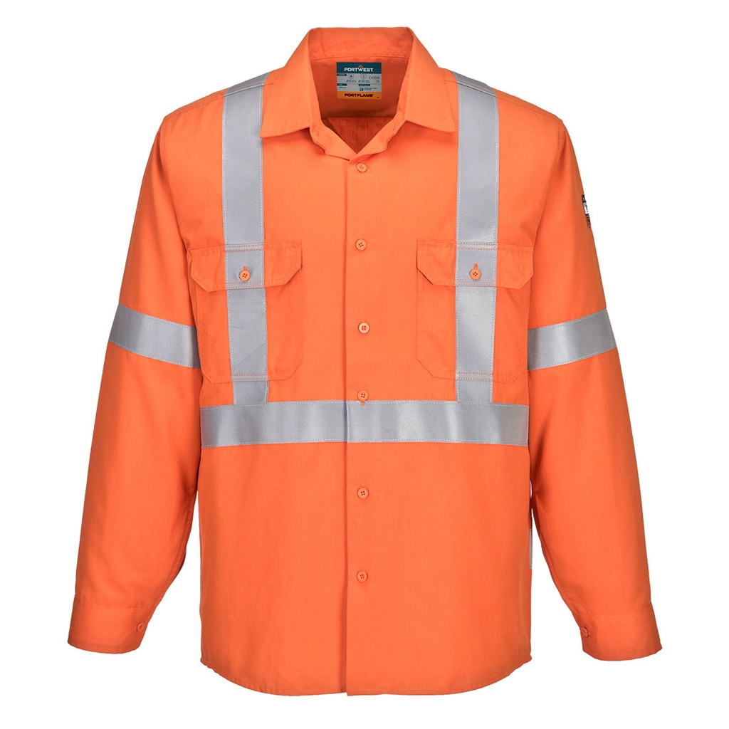 [MF201ORRS] Portflame FR Class D/N X Back Shirt (S)